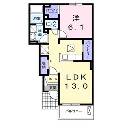 パストラーレ　Ａの物件間取画像